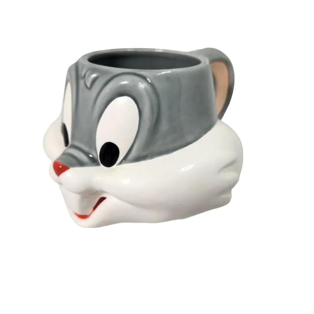 Vintage Bugs Bunny 3D Ceramic Mug Looney Tunes Applause Inc 1992 Warner Bros.